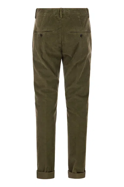 Dondup Men's Gaubert - Slim Milleraies Trousers In Green