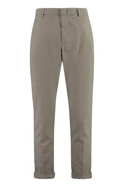 Dondup Men's Joe Prince-of-wales Checked Trousers