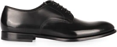Doucal's Smooth Leather Lace-up Shoes In Multi
