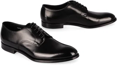Doucal's Smooth Leather Lace-up Shoes In Multi