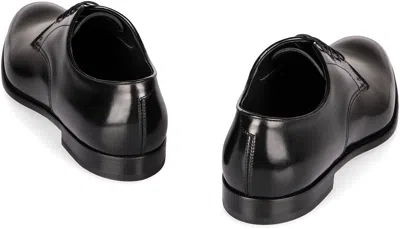 Doucal's Smooth Leather Lace-up Shoes In Multi
