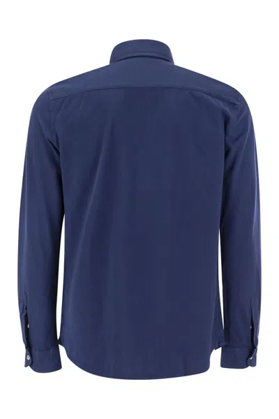 Fay Cotton French Collar Shirt