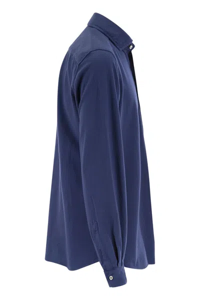 Fay Cotton French Collar Shirt