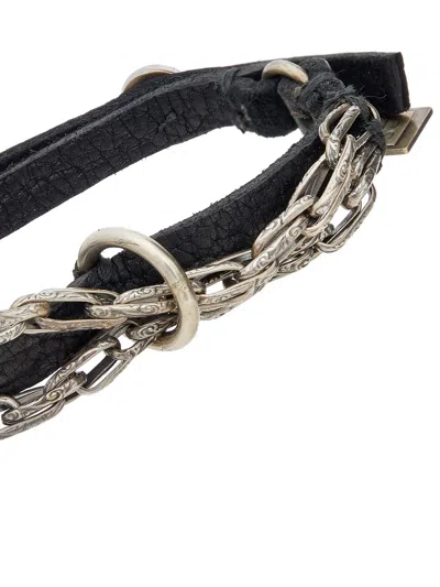 Goti Leather Bracelet + Silver 925