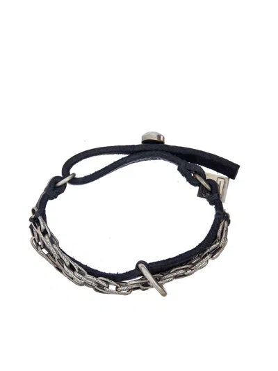 Goti Leather Bracelet + Silver 925