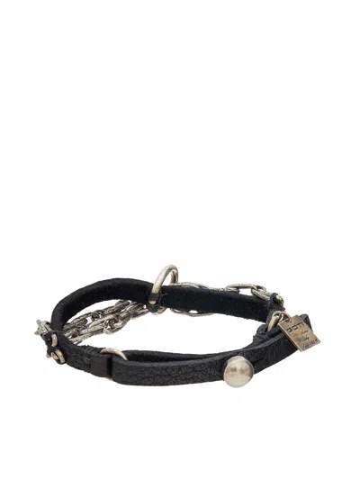 Goti Leather Bracelet + Silver 925