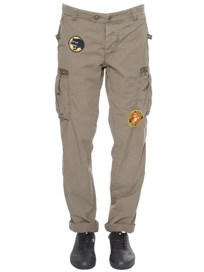 History Repeats Cargo Trousers With Patches