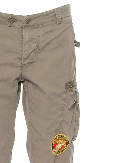 History Repeats Cargo Trousers With Patches