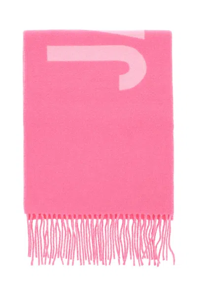Jacquemus Scarf In Pink Wool In Pink