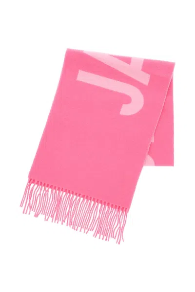 Jacquemus Scarf In Pink Wool In Pink