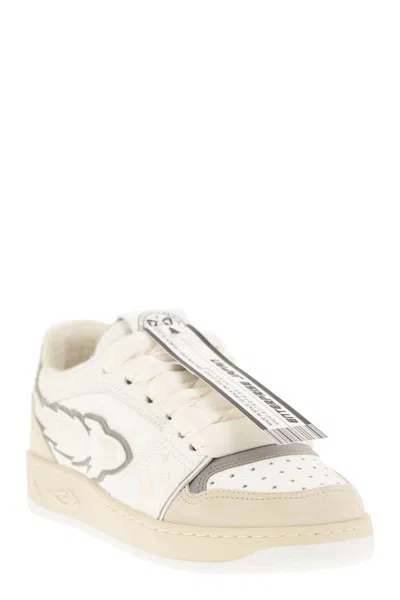 Japan Enterprise Ej Egg Rocket - Leather Trainers With Logo