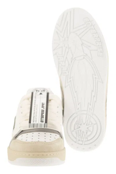 Japan Enterprise Ej Egg Rocket - Leather Trainers With Logo