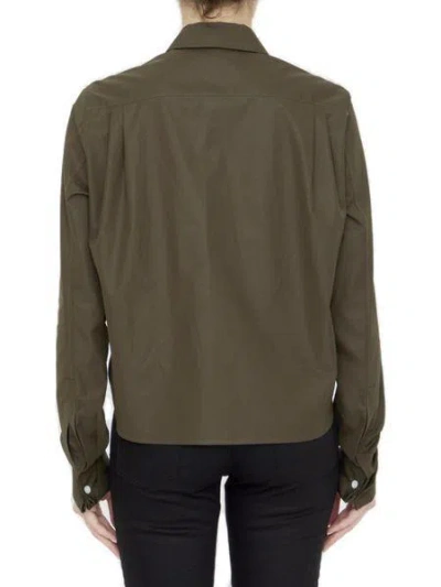 Shop Loewe Pleated Shirt