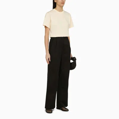 Loulou Studio Telanto Embroidered Supima Cotton-jersey T-shirt