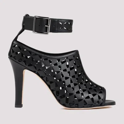 Manolo Blahnik Tingah 105 Leather Sandals