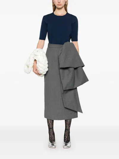 Marni Cozy Women's Sweater With Stylish Contrast Back