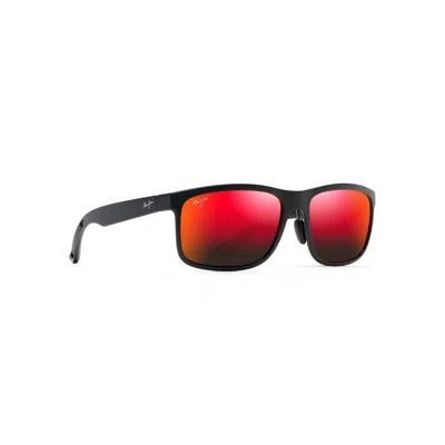 Maui Jim Kaiwi Channel 62mm Rectangular Polarized Sunglasses