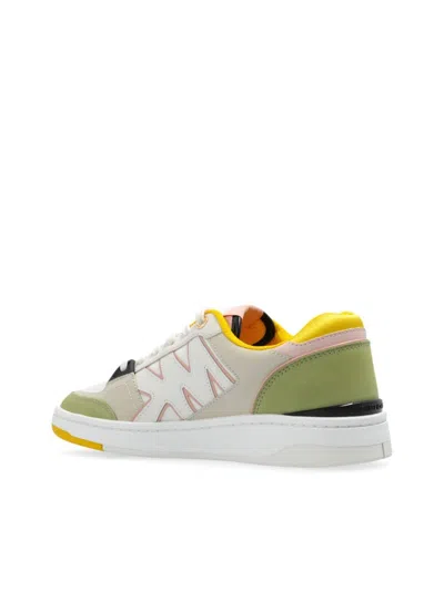 Michael Michael Kors Leather Sneakers With Contrasting Sole