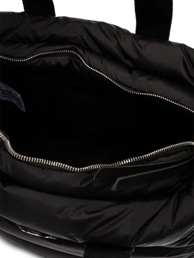 Moncler Borsa A Mano Caradoc Mini In Tessuto Nero Donna