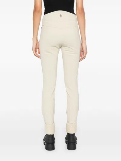 Moncler Seamed Trousers With Side Zipped Pockets