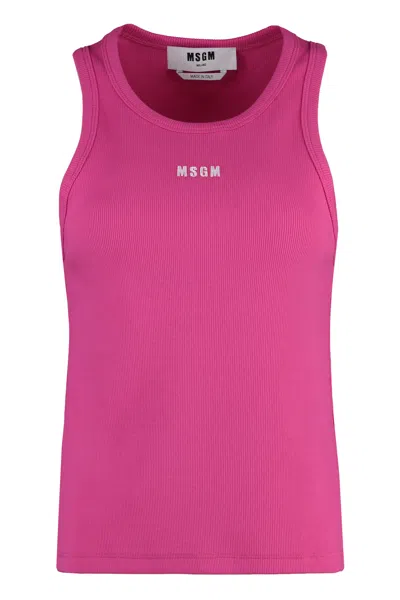 Msgm Tops With Logo
