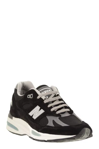 New Balance Mesh And Suede Sneakers With Reflective Accents