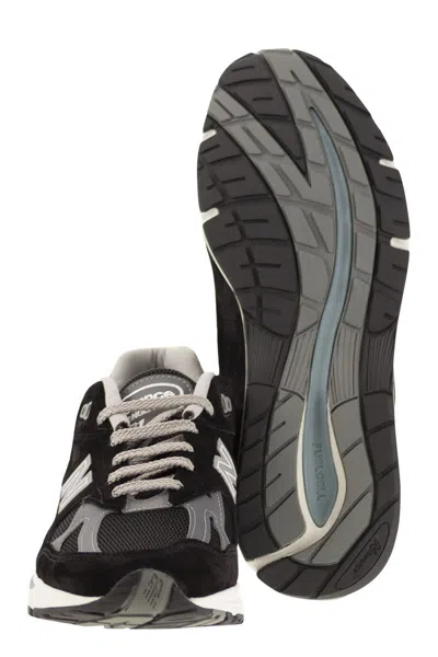 New Balance Mesh And Suede Sneakers With Reflective Accents