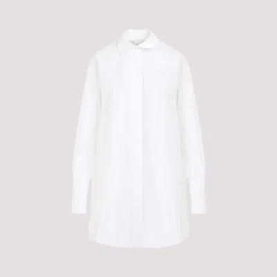 Patou Logo-embroidered Mini Shirt Dress