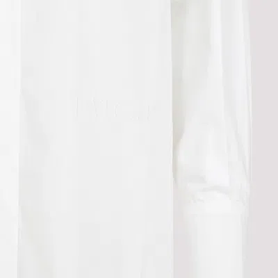Patou Logo-embroidered Mini Shirt Dress