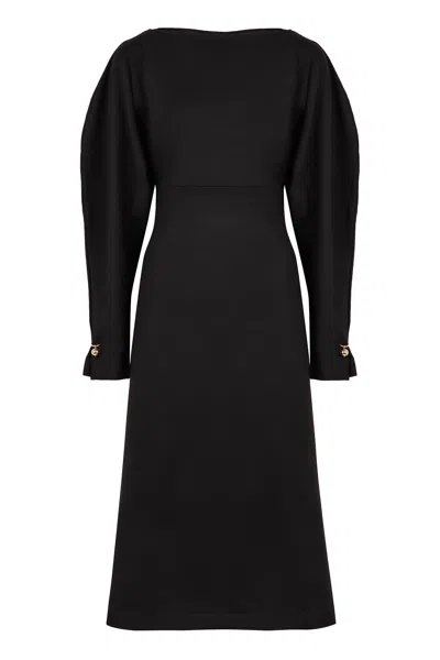 Philosophy Di Lorenzo Serafini Virgin Wool Midi Dress