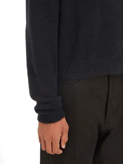 Rick Owens Sweater Tommy V Neck Black