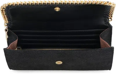 Stella Mccartney Raffia Falabella Wallet