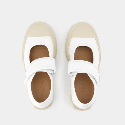 Marni Pablo Low Sneakers In White