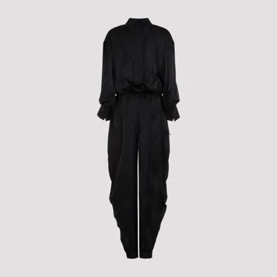 Attico Long-sleeved Satin Overall