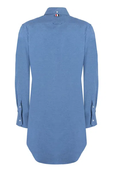 Thom Browne Chemisier Dress In Blue