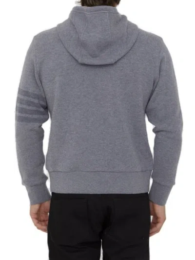 Thom Browne Stripe-detail Sleeve Hoodie