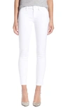 PAIGE 'Verdugo' Ankle Skinny Jeans (Ultra White)