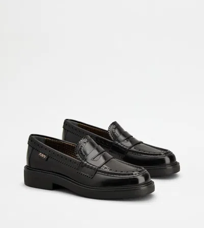 Tod's Leather Brogue Loafers