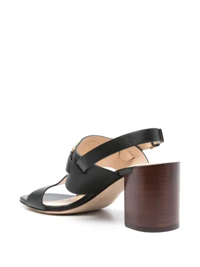 Tod's Kate Leather Sandals Block Heel