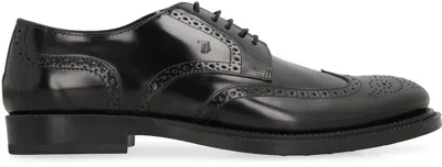 Tod's Lace Up High Shine Brogues