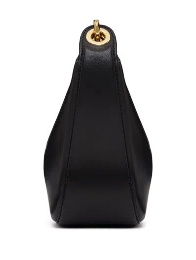 Valentino Mini Hobo Bag Half Moon Zip Logo Dor