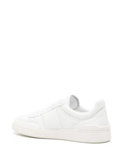 Valentino Padded Sneakers With Golden Logo For Women