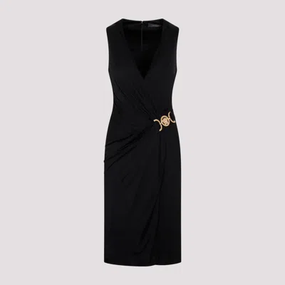 Versace Medusa '95 Black Midi Dress