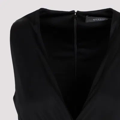Versace Medusa '95 Black Midi Dress