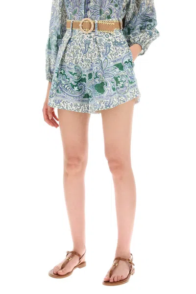 Zimmermann Women Multicolor Ottie Tuck Shorts, 26 Luxury Shorts For Women Darveys