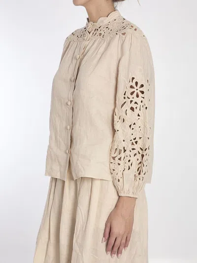 Shop Zimmermann Wylie Embroidered Blouse