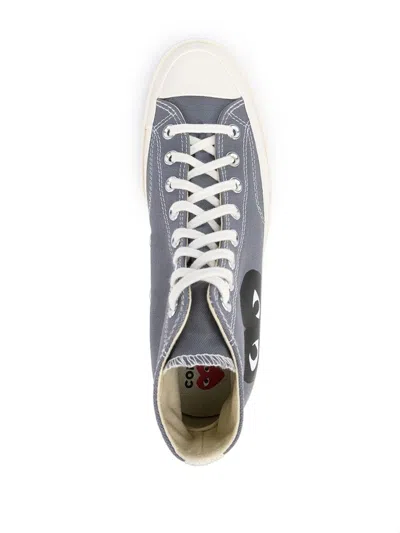 Comme Des Garçons Play Comme Des Garcons Play Sneakers In Grey