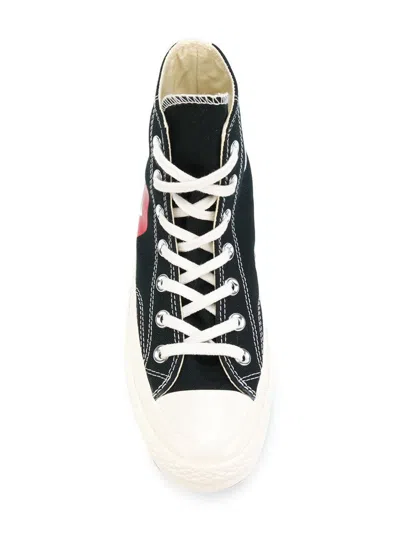 Comme Des Garçons Play X Converse Chuck Taylor Canvas High-top Sneakers In Black
