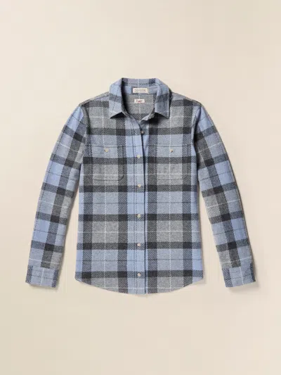 Faherty Legend Shirt In True North Plaid
