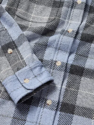 Faherty Legend Shirt In True North Plaid